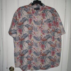 Molokai Mens S/S Multicolor Cotton Floral Hawaiian Shirt - Size 3XL